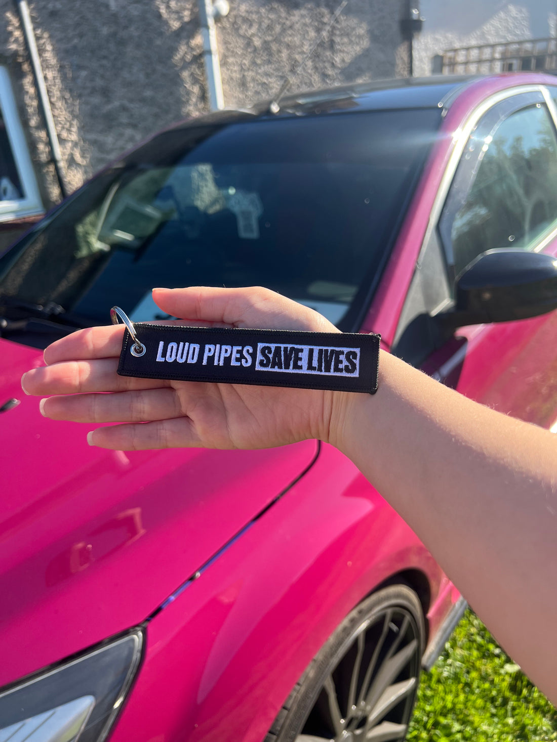 "Loud Pipes Save Lives" Lanyard