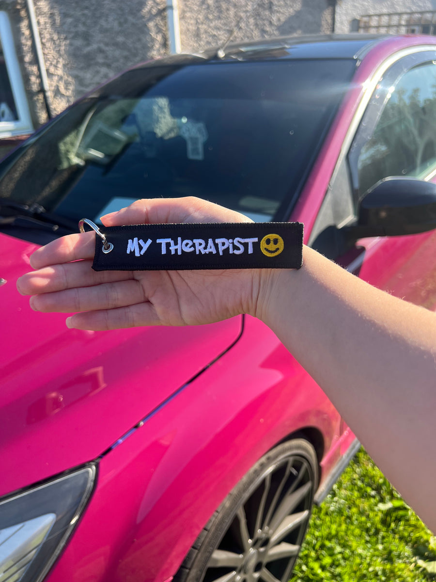 "My Therapist" lanyard