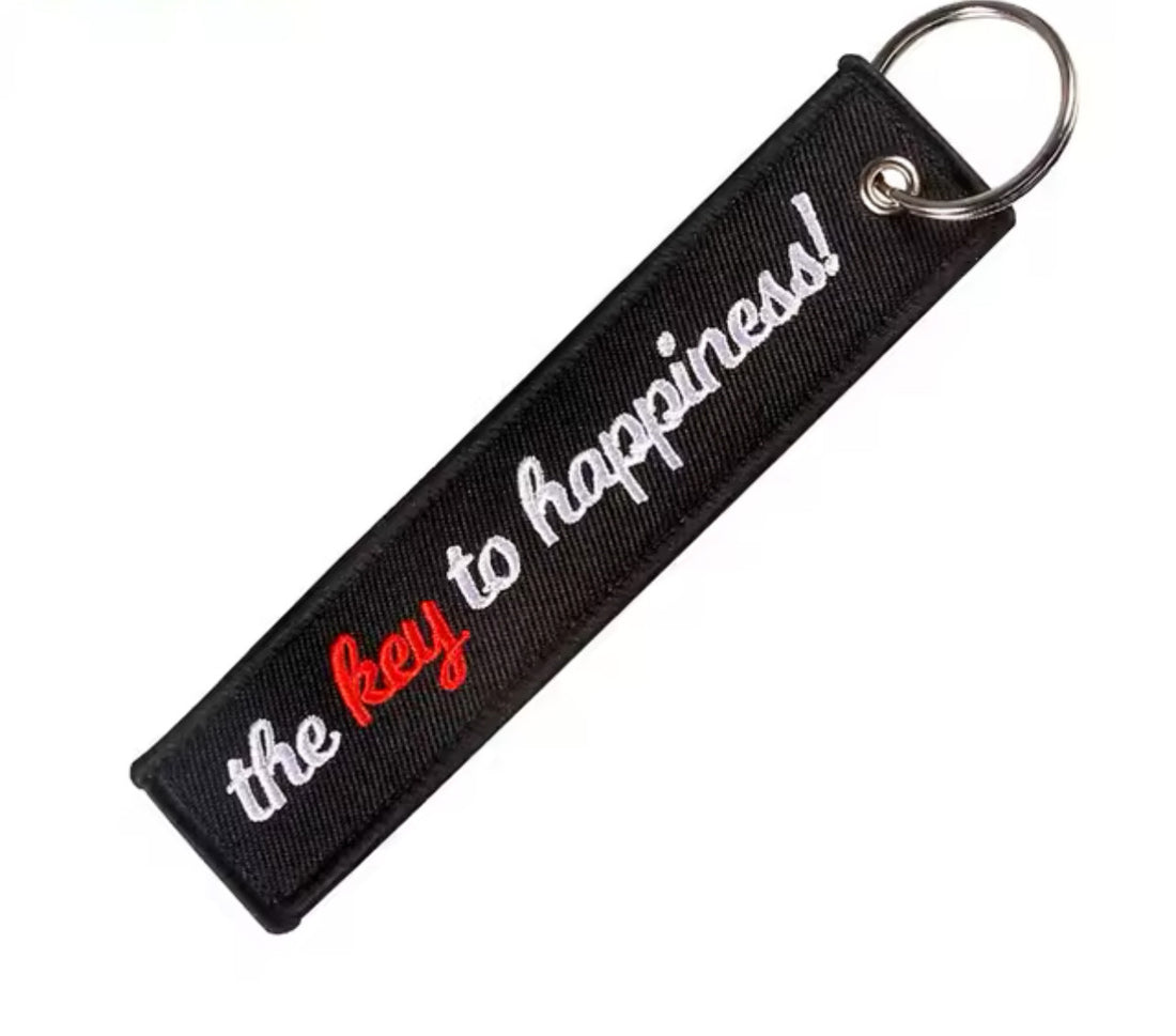 "The Key to Happiness" Lanyard