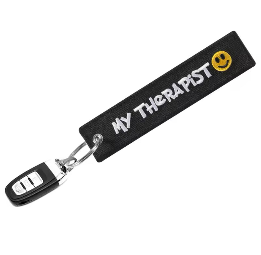 "My Therapist" lanyard