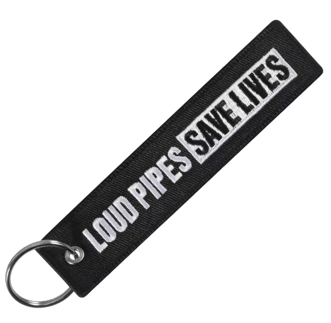 "Loud Pipes Save Lives" Lanyard